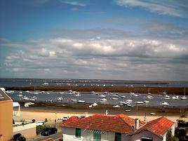 Vue de la terrasse, mare basse