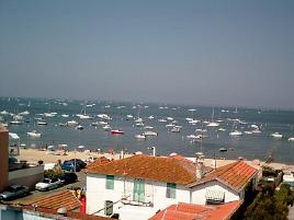 Vue terrasse, accs  la plage